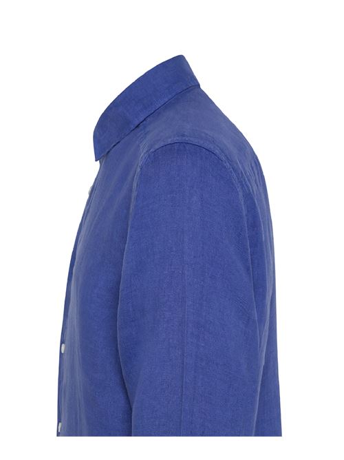 camicia PEUTEREY | VINTEX LINO 01255 BLU CHINA